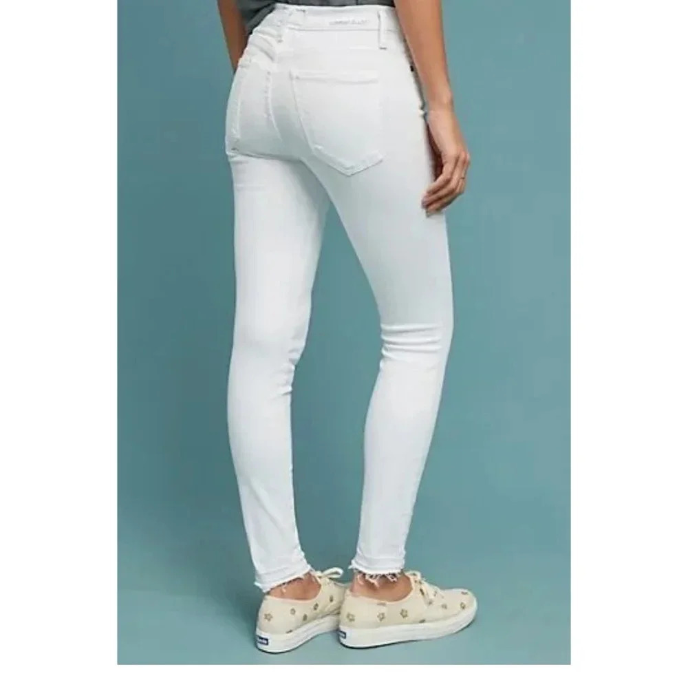 ANTHROPOLOGIE Current/Elliott The High Waist Stiletto Jean in Sugar. Size… - Picture 5 of 13